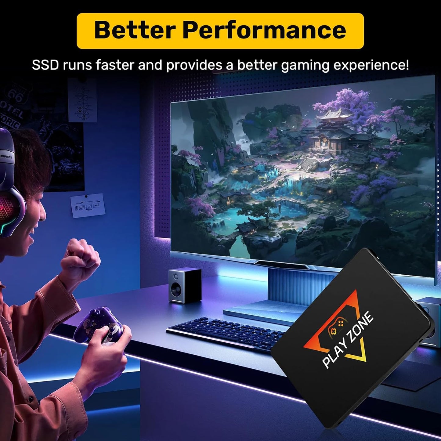 Playzone 1TB SSD With +16000 Games