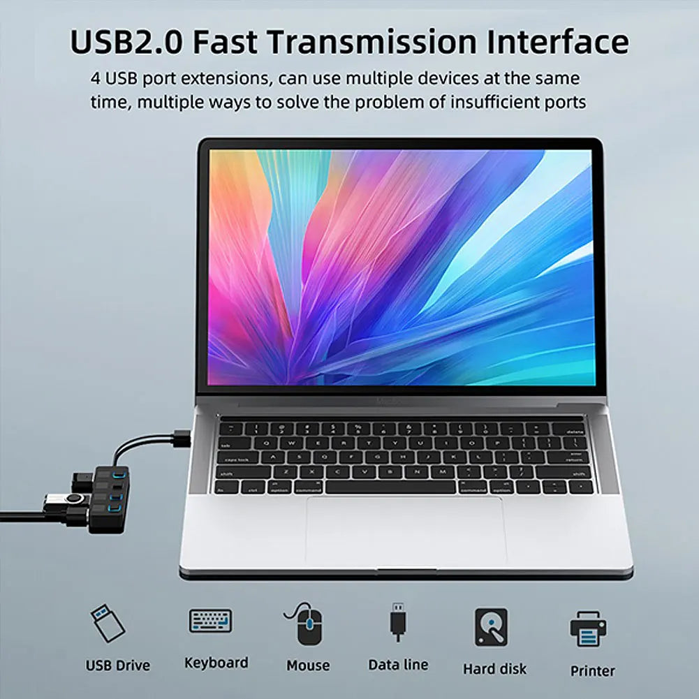 4 Ports USB HUB Switch