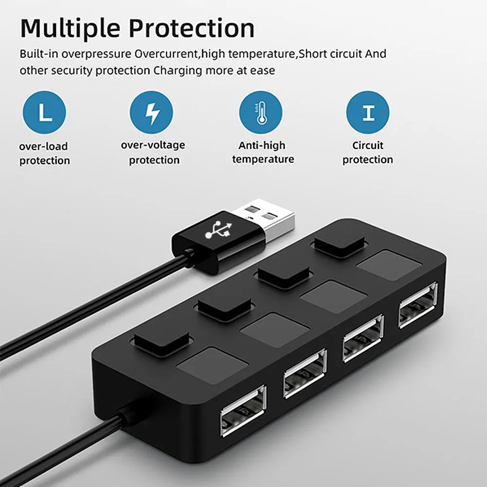 4 Ports USB HUB Switch