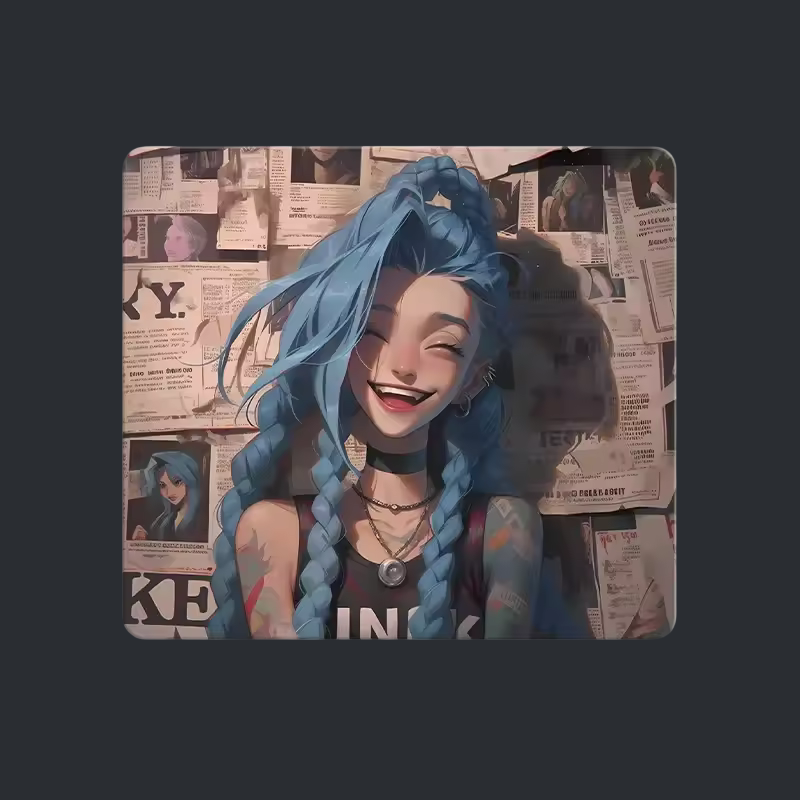 Jinx Series Glass Mouse Pad