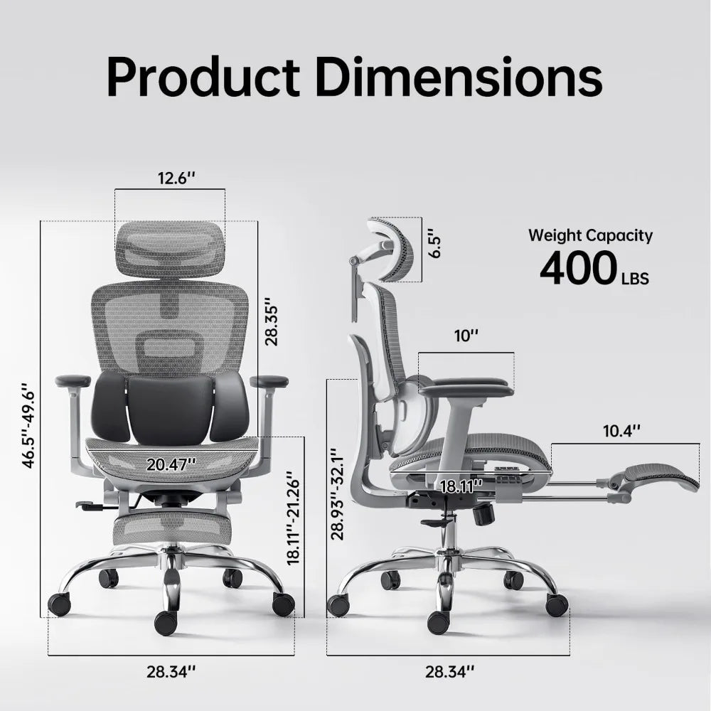 WOUSTY ErgoMax Pro Ergonomic Office Chair