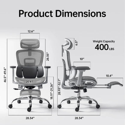 WOUSTY ErgoMax Pro Ergonomic Office Chair