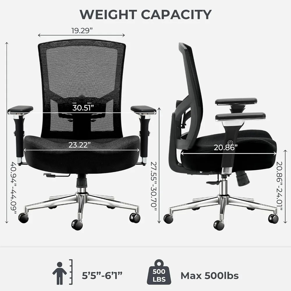 Ergonomic Oversize Mesh Desk Chair