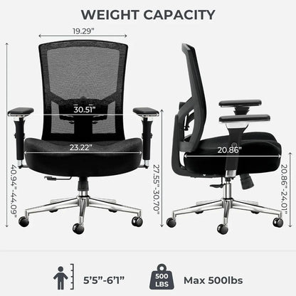 Ergonomic Oversize Mesh Desk Chair