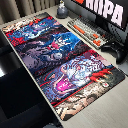 Japanese Oni Mouse Pad
