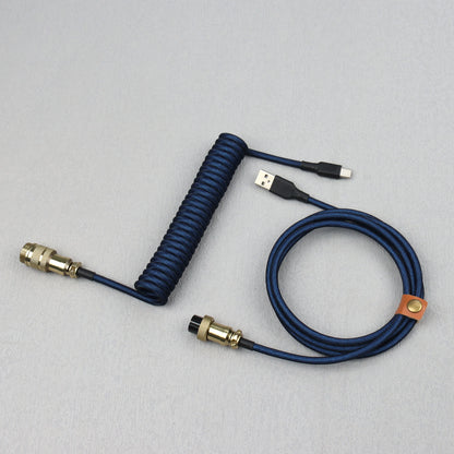 GX16 Coiled Cable