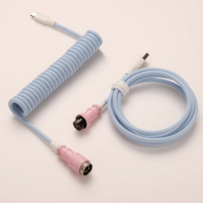 GX16 Coiled Cable
