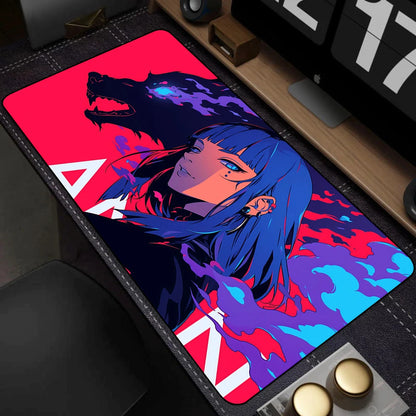 Anime Girls Locking Edge MOUSEPAD
