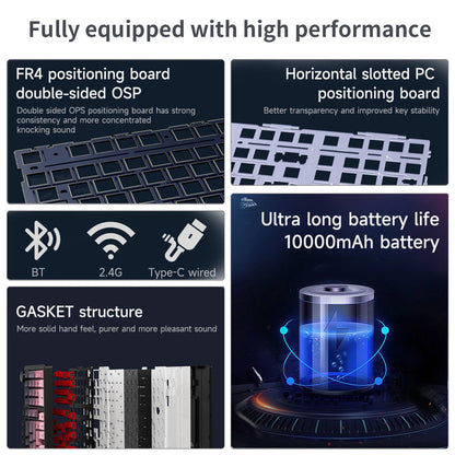 AJAZZ AK980 V2 Mechanical Keyboard Hot-swappable