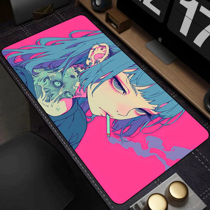 Anime Girls Locking Edge MOUSEPAD