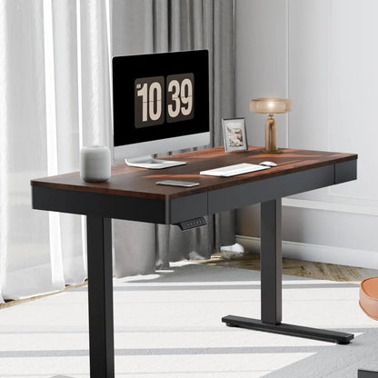 Standing Desk with Double Drawers
