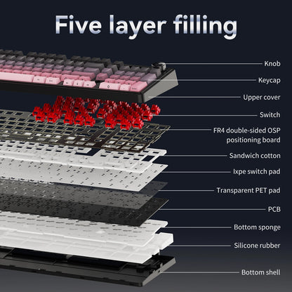 AJAZZ AK980 V2 Mechanical Keyboard Hot-swappable
