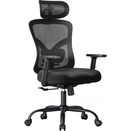 Ergonomic Office Chair with Padded Lumbar Support