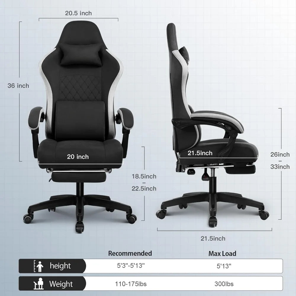 Computer Office Chair with Pocket Spring Cushion