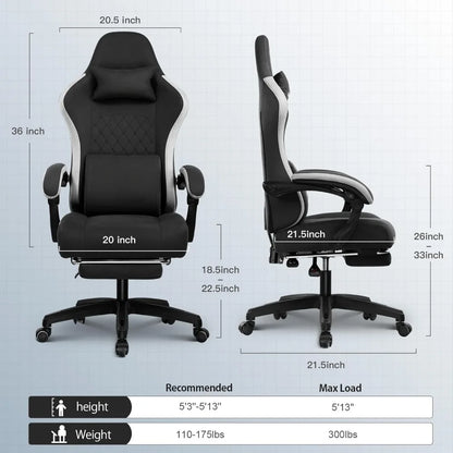 Computer Office Chair with Pocket Spring Cushion