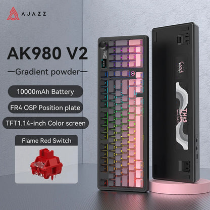 AJAZZ AK980 V2 Mechanical Keyboard Hot-swappable