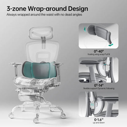 WOUSTY ErgoMax Pro Ergonomic Office Chair