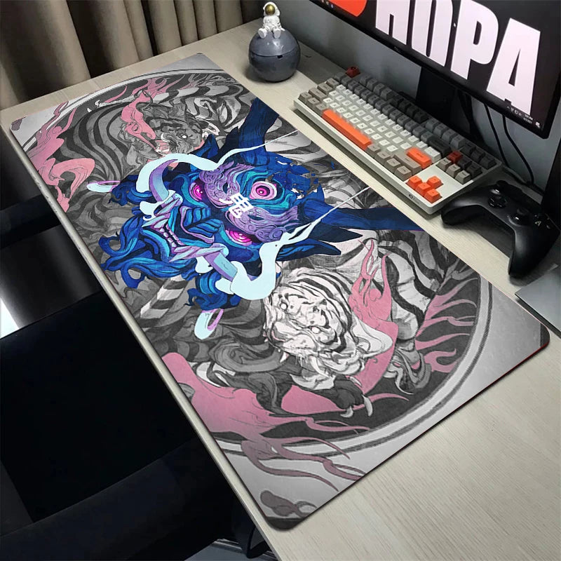 Japanese Oni Mouse Pad