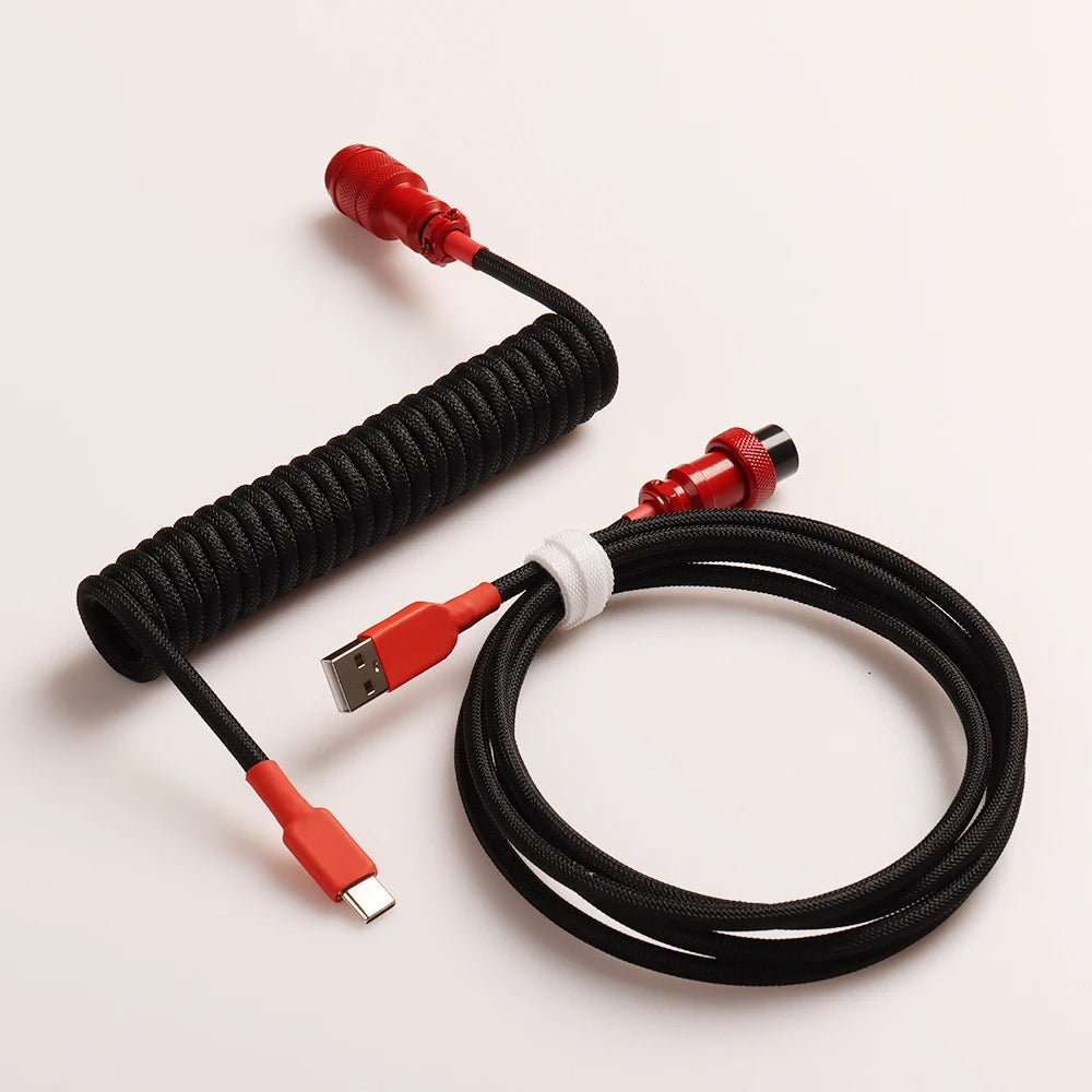 GX16 Coiled Cable