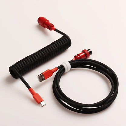 GX16 Coiled Cable