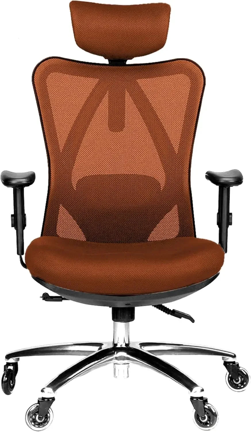 Ergonomic Office Chair Adjustable Desk Chair with Lumbar Support and Rollerblade Wheel