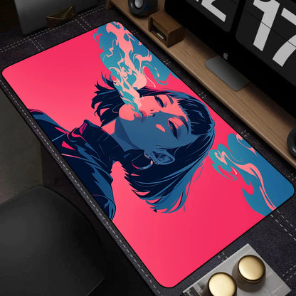 Anime Girls Locking Edge MOUSEPAD