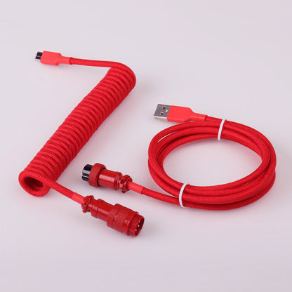 GX16 Coiled Cable