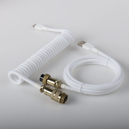 GX16 Coiled Cable