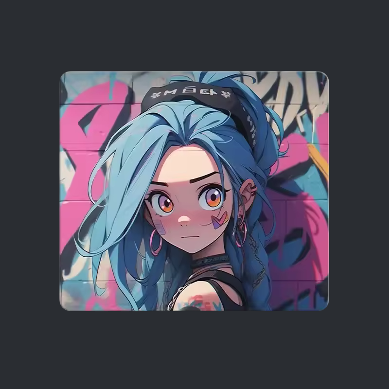 Jinx Series Glass Mouse Pad