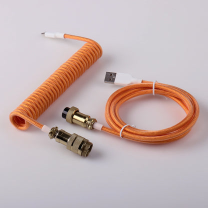 GX16 Coiled Cable
