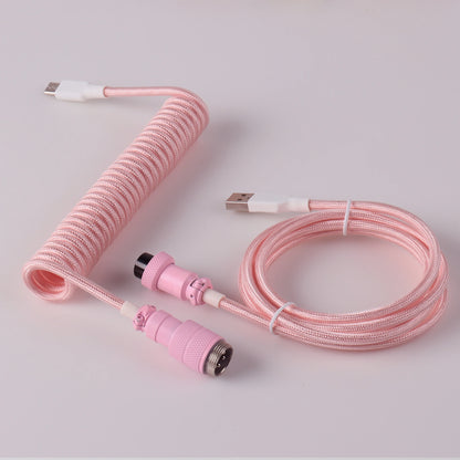 GX16 Coiled Cable