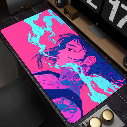 Anime Girls Locking Edge MOUSEPAD