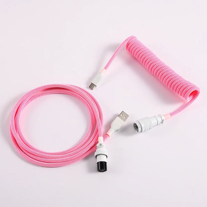 GX16 Coiled Cable