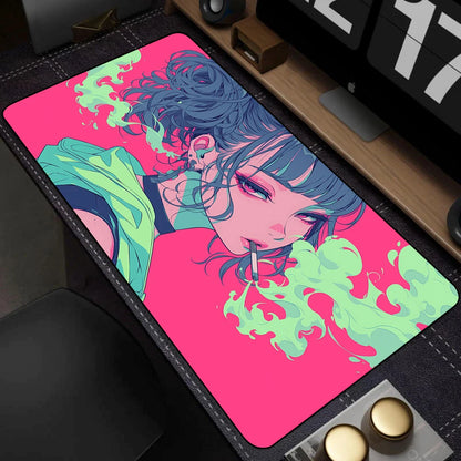 Anime Girls Locking Edge MOUSEPAD
