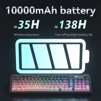 AJAZZ AK980 V2 Mechanical Keyboard Hot-swappable