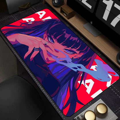 Anime Girls Locking Edge MOUSEPAD