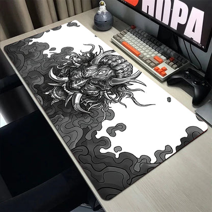 Japanese Oni Mouse Pad