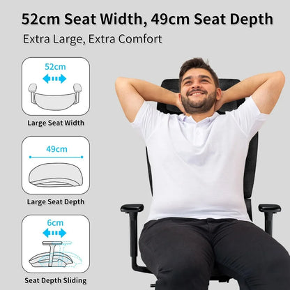 Ergonomic Office Chair with 3D Armrest