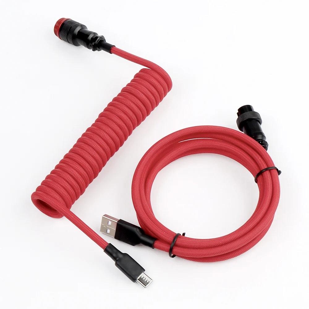 GX16 Coiled Cable