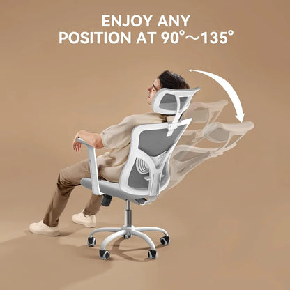 Ergonomic Office Chair with Padded Lumbar Support