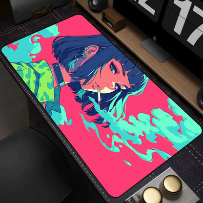 Anime Girls Locking Edge MOUSEPAD