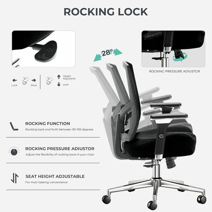 Ergonomic Oversize Mesh Desk Chair