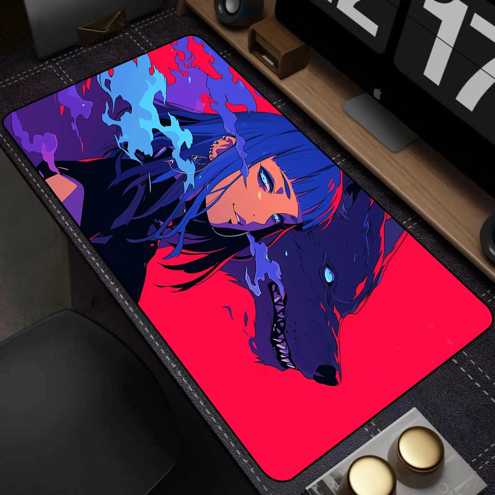Anime Girls Locking Edge MOUSEPAD