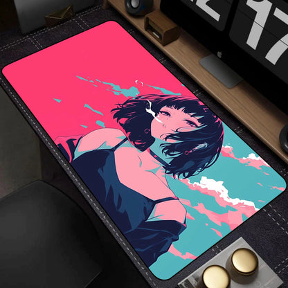 Anime Girls Locking Edge MOUSEPAD