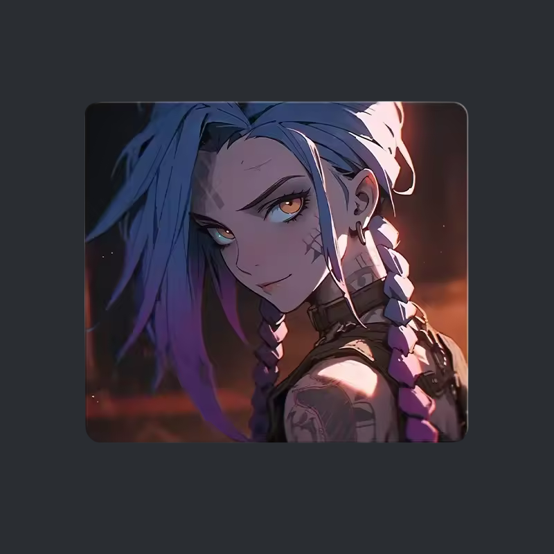 Jinx Series Glass Mouse Pad